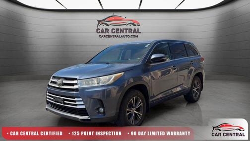 Shoreline Blue Pearl 2017 Toyota Highlander LE Plus