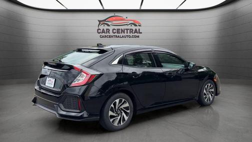 Black 2017 Honda Civic LX
