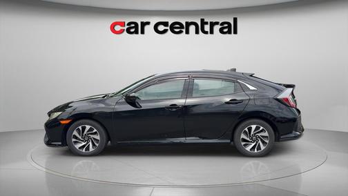 Black 2017 Honda Civic LX