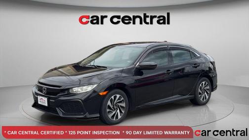 Black 2017 Honda Civic LX