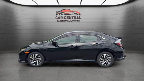 Black 2017 Honda Civic LX