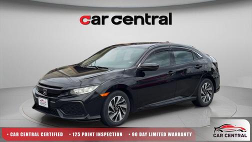 Black 2017 Honda Civic LX