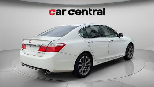 White Orchid Pearl 2015 Honda Accord Sport