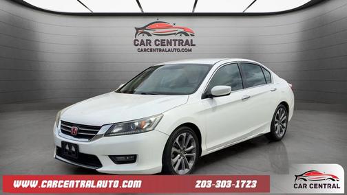 White Orchid Pearl 2015 Honda Accord Sport