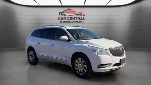 Summit White 2017 Buick Enclave Leather