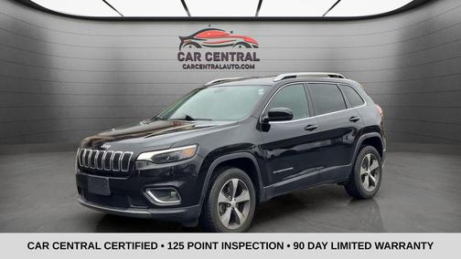 Diamond Black Crystal Pearlcoat 2020 Jeep Cherokee Limited