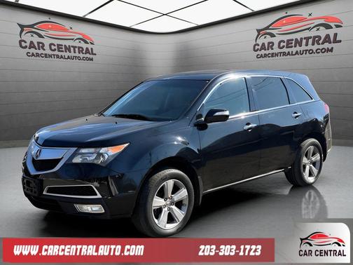 Crystal Black Pearl 2012 Acura MDX 3.7L Technology