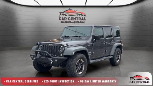 Granite Crystal Metallic Clearcoat 2017 Jeep Wrangler Unlimited Sport