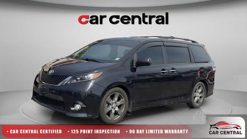 Midnight Black Metallic 2017 Toyota Sienna SE Premium