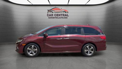 Deep Scarlet Pearl 2019 Honda Odyssey Touring