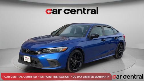 Aegean Blue Metallic 2024 Honda Civic Sport