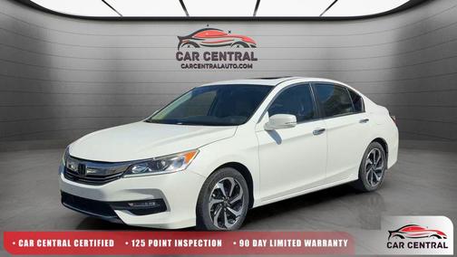 White Orchid Pearl 2017 Honda Accord EX-L