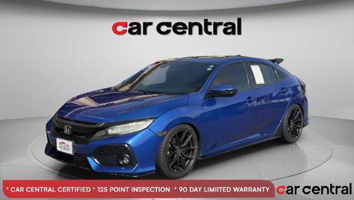 Blue 2017 Honda Civic Sport Touring