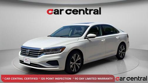 Pure White 2021 Volkswagen Passat 2.0T SE