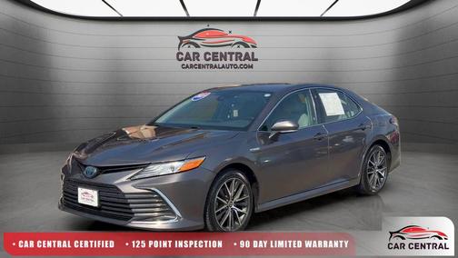 Predawn Gray Mica 2021 Toyota Camry Hybrid XLE