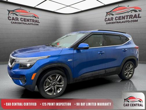 Neptune Blue 2021 Kia Seltos S