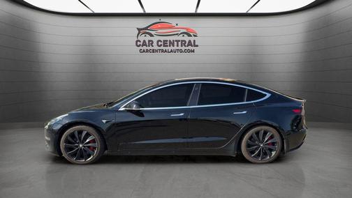Solid Black 2020 Tesla Model 3 Performance