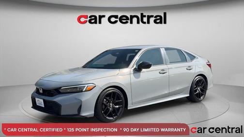 Gray 2025 Honda Civic Sport