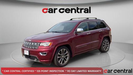 Velvet Red Pearlcoat 2017 Jeep Grand Cherokee Overland