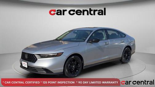 Solar Silver Metallic 2025 Honda Accord SE