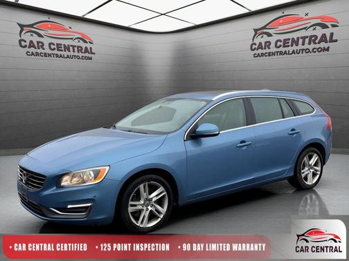 Power Blue Metallic 2015 Volvo V60 T5 Premier Plus