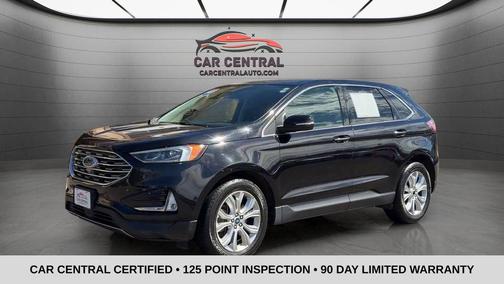 Black Metallic 2022 Ford Edge Titanium
