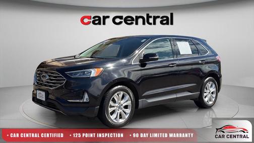Black Metallic 2022 Ford Edge Titanium
