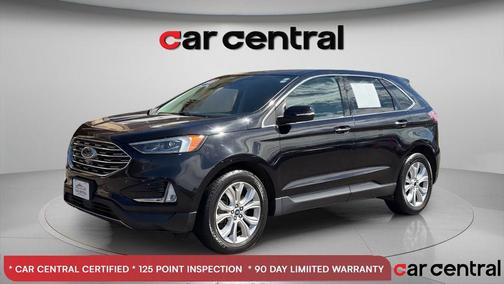 Black Metallic 2022 Ford Edge Titanium