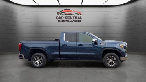Pacific Blue Metallic 2019 GMC Sierra 1500 SLE