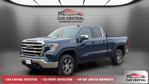 Pacific Blue Metallic 2019 GMC Sierra 1500 SLE