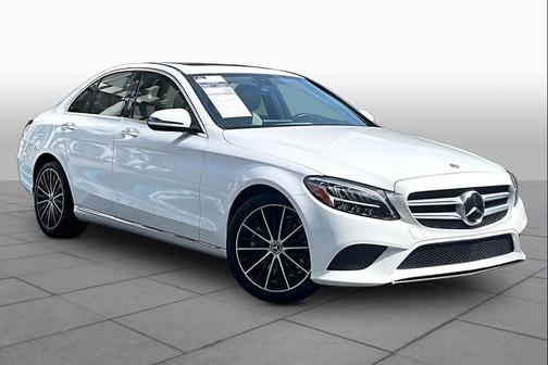 Polar White 2021 Mercedes-Benz C-Class Sedan