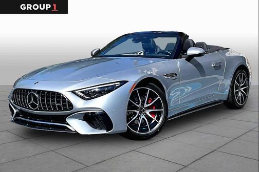 Cirrus Silver Metallic 2022 Mercedes-Benz AMG SL 55 Base