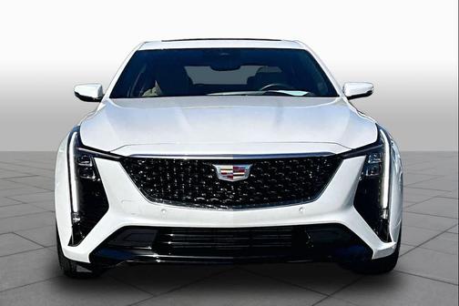 Crystal White Tricoat 2025 Cadillac CT5 Premium Luxury