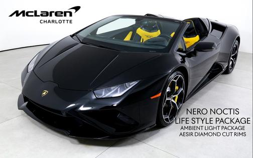 Nero Noctis 2022 Lamborghini Huracan EVO Spyder RWD