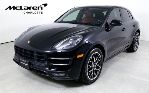 Black 2018 Porsche Macan Macan Turbo with Performance Package
