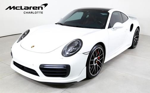 White 2018 Porsche 911 Turbo S