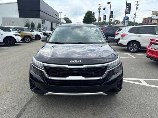 Cherry Black 2022 Kia Seltos Nightfall Edition