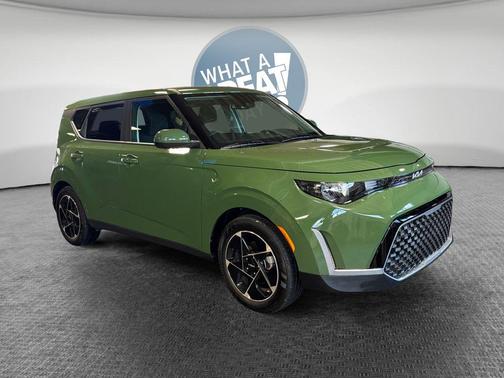 Undercover Green 2023 Kia Soul EX