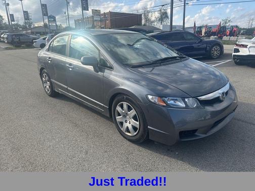 Urban Titanium Metallic 2011 Honda Civic LX