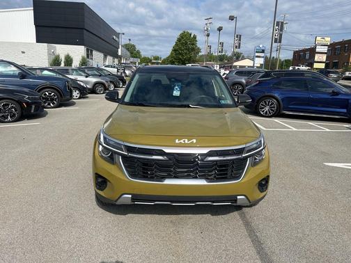 Valais Green/Black Roof 2024 Kia Seltos S