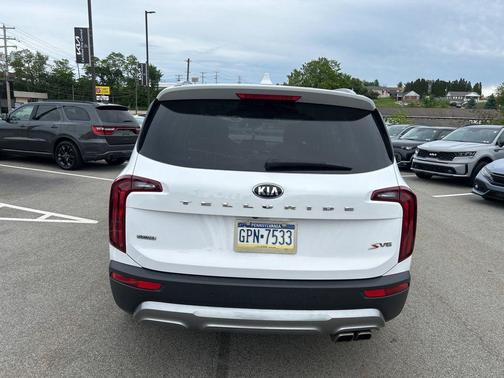 Glacial White Pearl 2021 Kia Telluride S