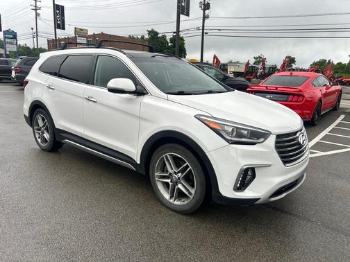 Monaco White 2017 Hyundai SANTA FE Limited Ultimate