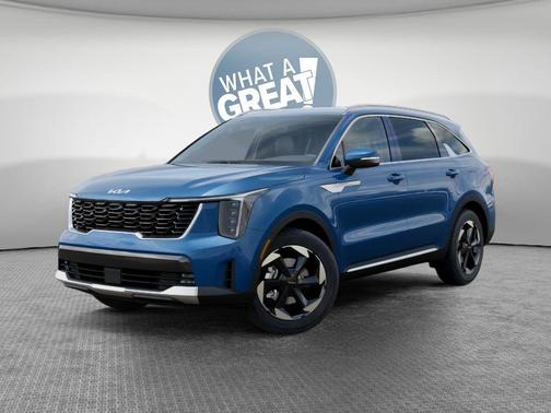 Mineral Blue 2026 Kia Sorento Hybrid EX