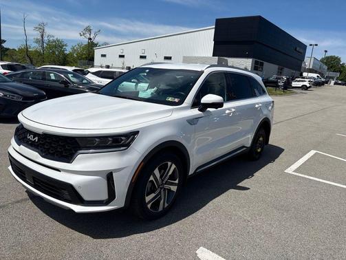 Snow White Pearl 2023 Kia Sorento Hybrid SX Prestige