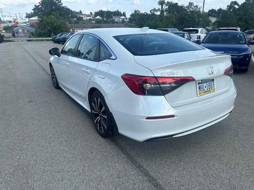 Platinum White Pearl 2024 Honda Civic EX