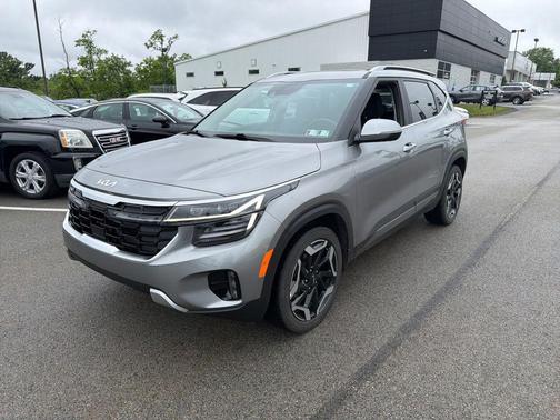 Steel Gray 2024 Kia Seltos SX Turbo