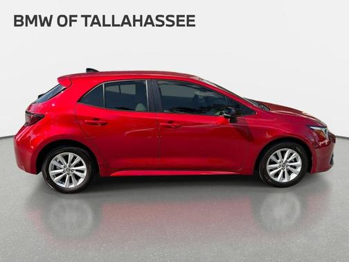 Red 2026 Toyota Corolla Hatchback SE