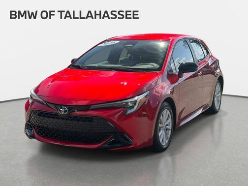 Red 2026 Toyota Corolla Hatchback SE