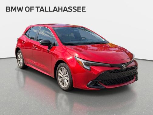 Red 2026 Toyota Corolla Hatchback SE