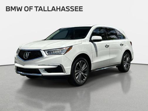 Platinum White Pearl 2020 Acura MDX 3.5L w/Technology Package